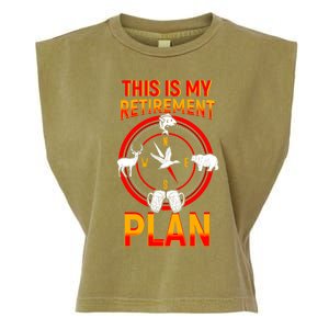 This Is My Retiret Plan Animal Hunting Beer Ing Gift Great Gift Garment-Dyed Women's Muscle Tee