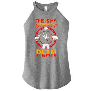 This Is My Retiret Plan Animal Hunting Beer Ing Gift Great Gift Women's Perfect Tri Rocker Tank