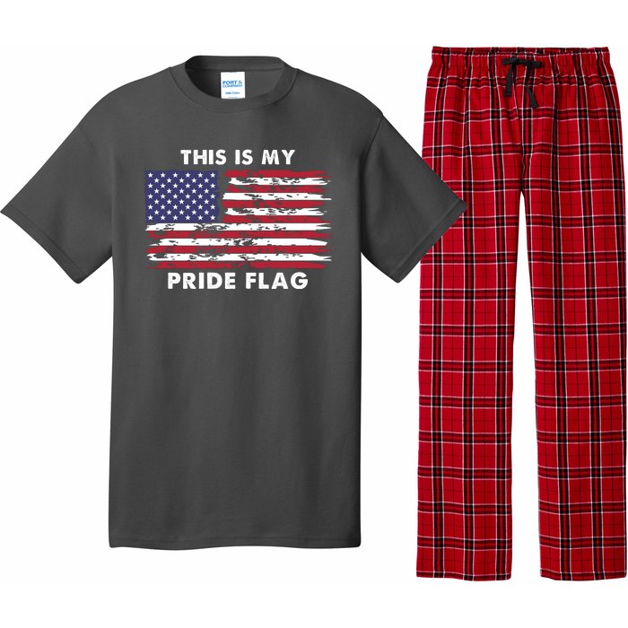 This Is My Pride Flag USA Vintage Pajama Set