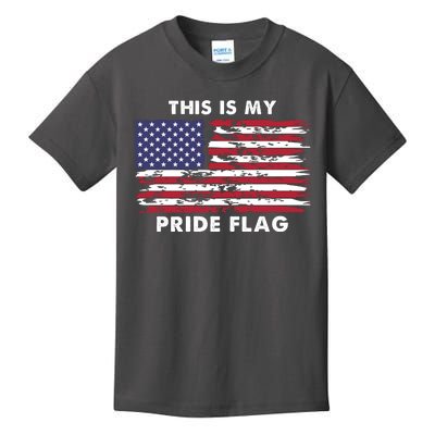 This Is My Pride Flag USA Vintage Kids T-Shirt