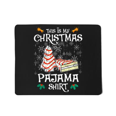 This Is My Christmas Pajama Funny Christmas Cake Mousepad