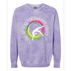 This Is My Cartwheel Gymnast Acrobatics Gymnastics Colorblast Crewneck Sweatshirt