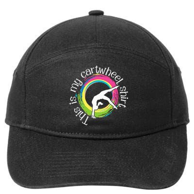 This Is My Cartwheel Gymnast Acrobatics Gymnastics 7-Panel Snapback Hat