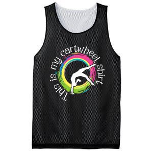 This Is My Cartwheel Gymnast Acrobatics Gymnastics Mesh Reversible Basketball Jersey Tank