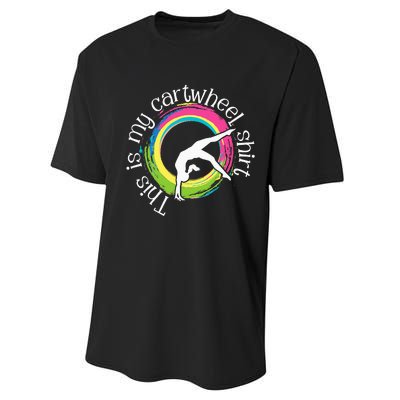 This Is My Cartwheel Gymnast Acrobatics Gymnastics Performance Sprint T-Shirt