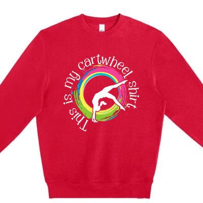 This Is My Cartwheel Gymnast Acrobatics Gymnastics Premium Crewneck Sweatshirt