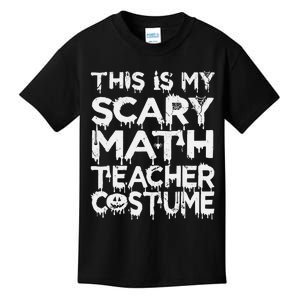 This Is My Scary Math Teacher Costume Halloween Kids T-Shirt