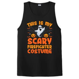 This Is My Scary Firefighter Costume Halloween Gift PosiCharge Competitor Tank