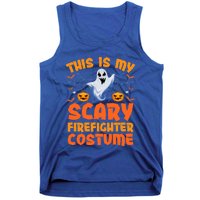 This Is My Scary Firefighter Costume Halloween Gift Tank Top