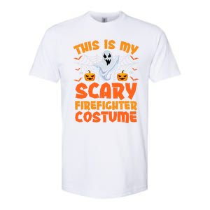 This Is My Scary Firefighter Costume Halloween Gift Softstyle CVC T-Shirt