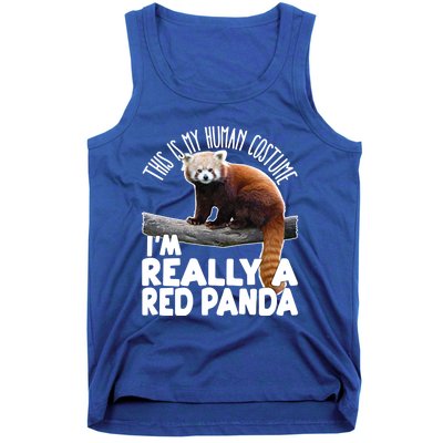 This Is My Hu Costume IM Really A Red Panda Gift Tank Top