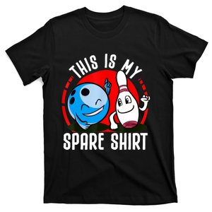 This Is My Spare Bowling Alley Gutter Pins Bowling T-Shirt