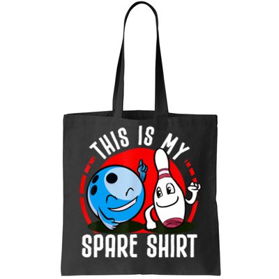 This Is My Spare Bowling Alley Gutter Pins Bowling Tote Bag