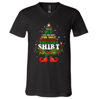 This Is My ItS Too Hot For Ugly Christmas Sweaters Matching V-Neck T-Shirt