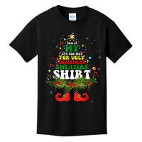 This Is My ItS Too Hot For Ugly Christmas Sweaters Matching Kids T-Shirt