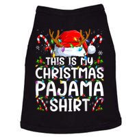 This Is My Christmas Pajama Funny Xmas Pjs Doggie Tank