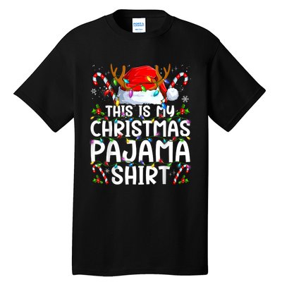 This Is My Christmas Pajama Funny Xmas Pjs Tall T-Shirt