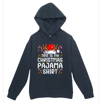 This Is My Christmas Pajama Funny Xmas Pjs Urban Pullover Hoodie