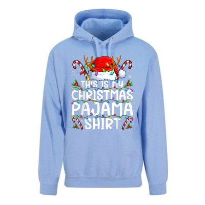 This Is My Christmas Pajama Funny Xmas Pjs Unisex Surf Hoodie