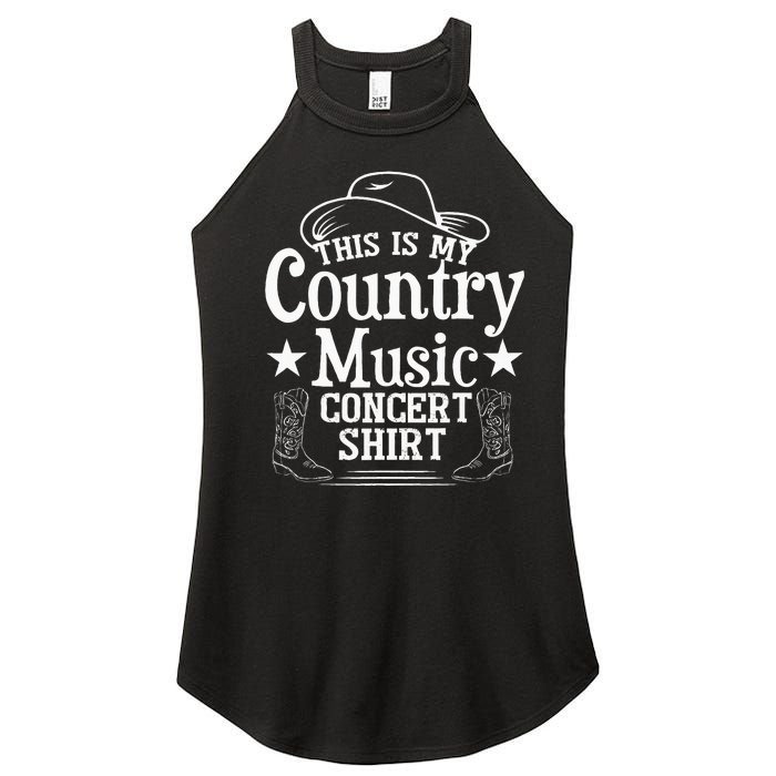 This Is My Country Music Concert Women’s Perfect Tri Rocker Tank