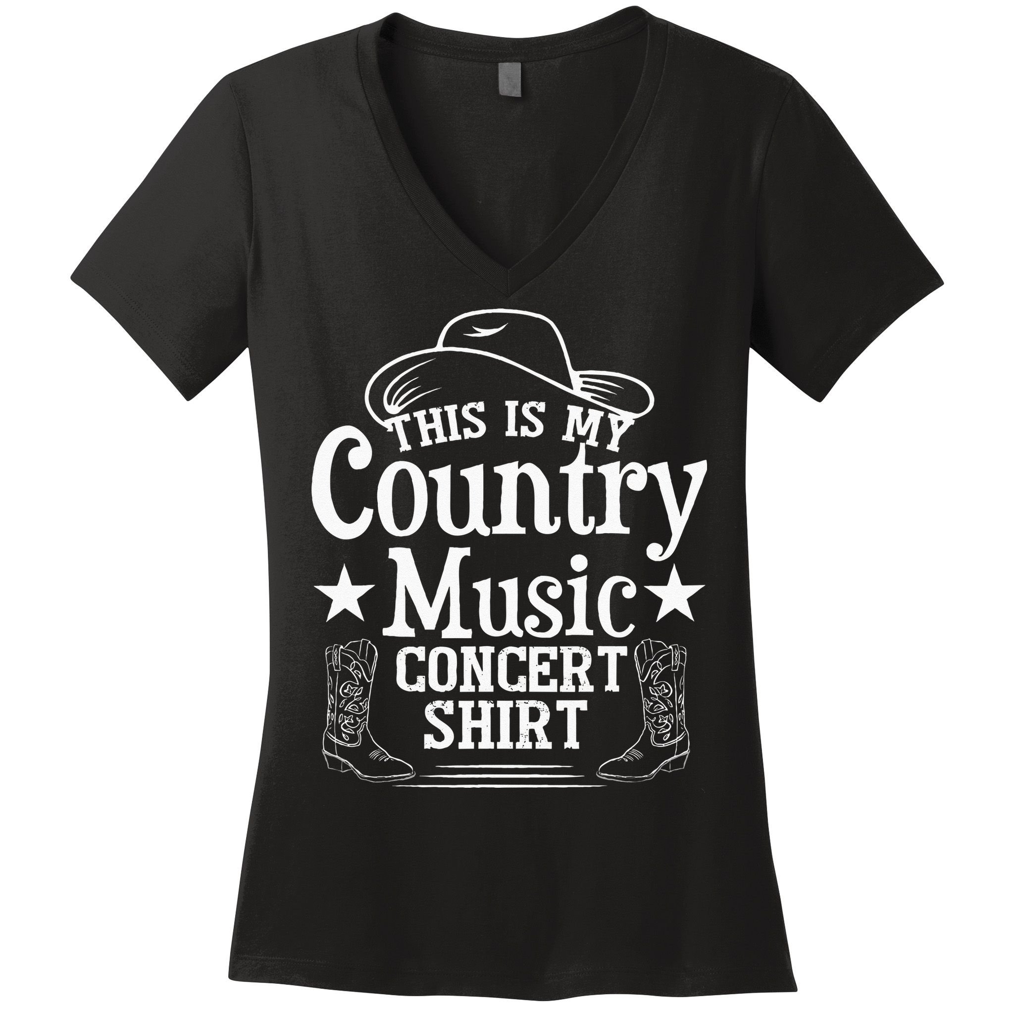 This Is My Country Music Concert Women's V-Neck T-Shirt
