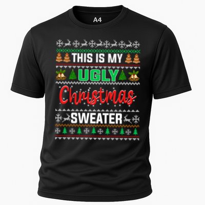 This Is My ItS Too Hot For Ugly Christmas Performance Shirt