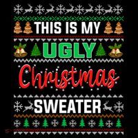 This Is My ItS Too Hot For Ugly Christmas Bucket Hat