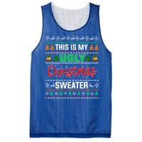 This Is My ItS Too Hot For Ugly Christmas Mesh Reversible Basketball Jersey Tank