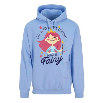 This Is My Human Costume I'm Really A Fairy Cute Halloween Unisex Surf Hoodie