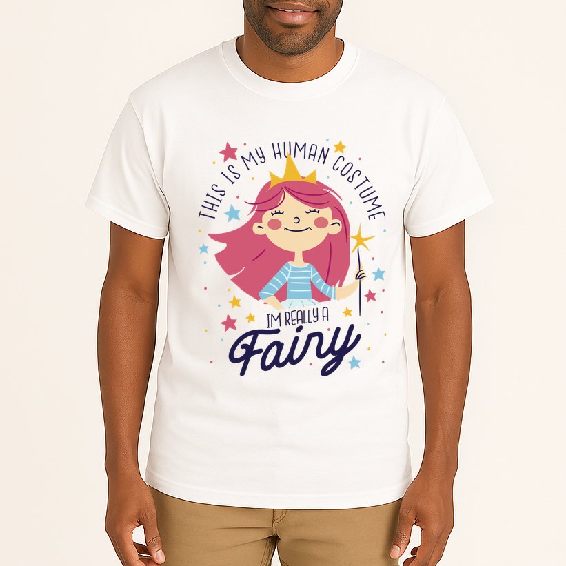 This Is My Human Costume I'm Really A Fairy Cute Halloween Tall T-Shirt