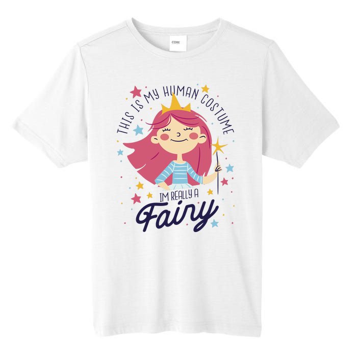 This Is My Human Costume I'm Really A Fairy Cute Halloween Tall Fusion ChromaSoft Performance T-Shirt