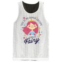 This Is My Human Costume I'm Really A Fairy Cute Halloween Mesh Reversible Basketball Jersey Tank