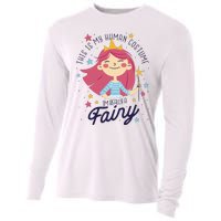 This Is My Human Costume I'm Really A Fairy Cute Halloween Cooling Performance Long Sleeve Crew