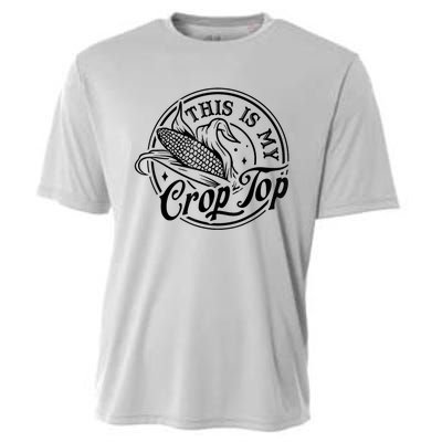 This Is My Crop Top Corn Lover Funny Farmer Farming Cooling Performance Crew T-Shirt