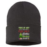 This Is My ItS Too Hot For Ugly Christmas Sweaters Sustainable Knit Beanie