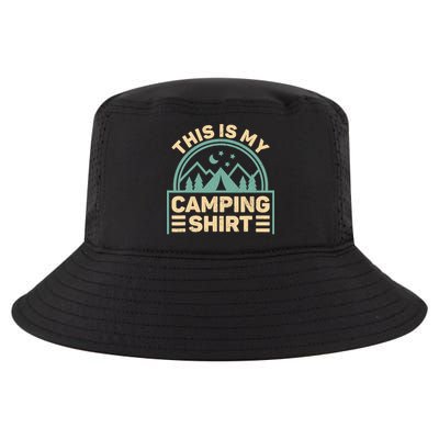 This Is My Camping Camp Tent Camper Funny Camping Cool Comfort Performance Bucket Hat