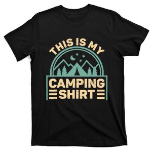 This Is My Camping Camp Tent Camper Funny Camping T-Shirt