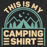 This Is My Camping Camp Tent Camper Funny Camping Adult Drive Performance Visor