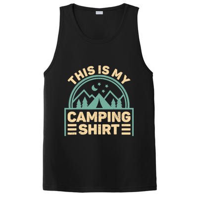 This Is My Camping Camp Tent Camper Funny Camping PosiCharge Competitor Tank