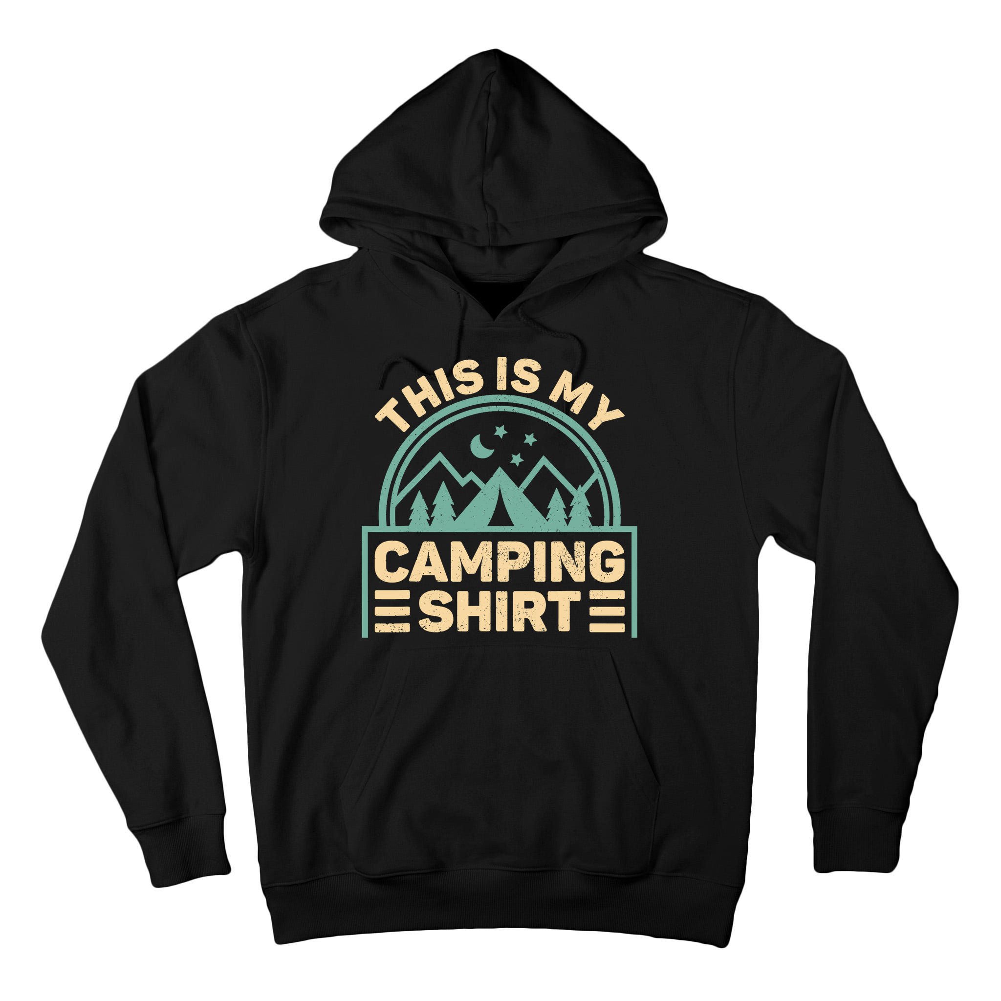 This Is My Camping Camp Tent Camper Funny Camping Tall Hoodie