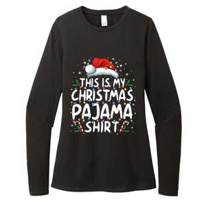 This Is My Christmas Pajama Xmas Pjs Womens CVC Long Sleeve Shirt