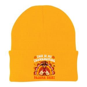 This Is My Thanksgiving Pajama Adult Knit Cap Winter Beanie