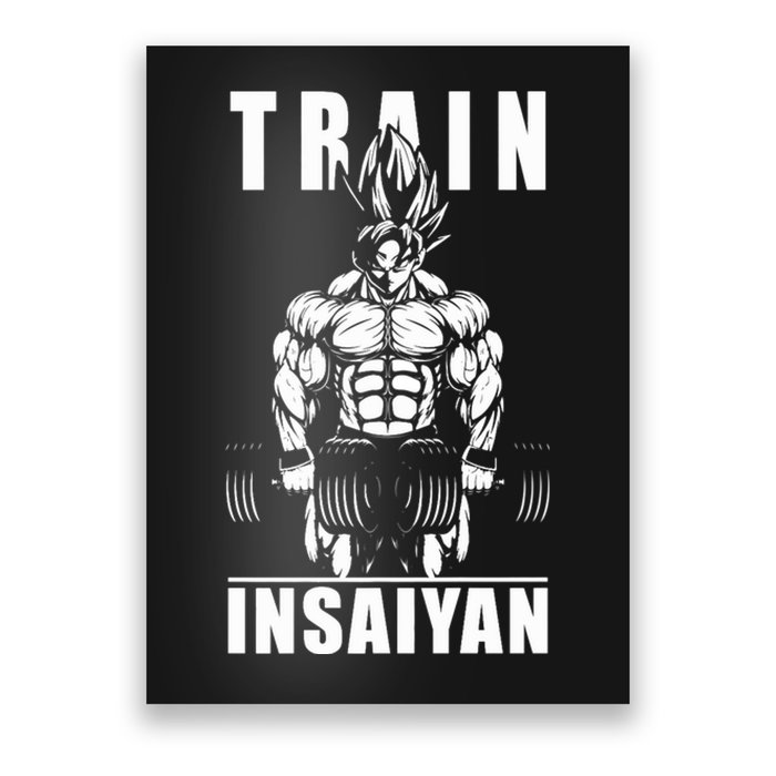 Train Insaiyan Manga, Anime Gym Motivational Premium Poster