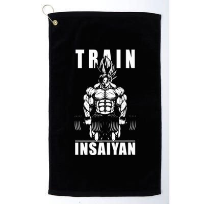 Train Insaiyan Manga, Anime Gym Motivational Premium Platinum Collection Golf Towel