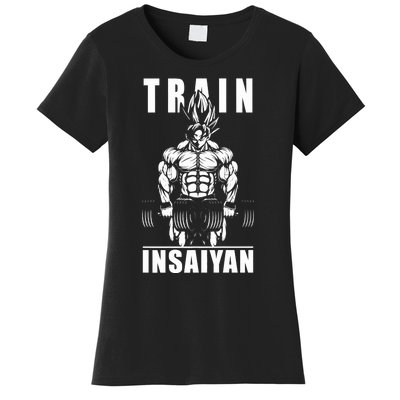 Train Insaiyan Manga, Anime Gym Motivational Premium Women's T-Shirt