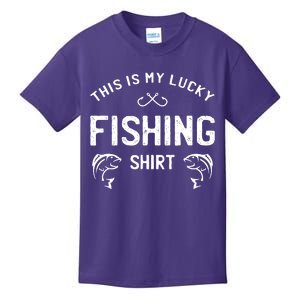 This Is My Lucky Fishing Kids T-Shirt