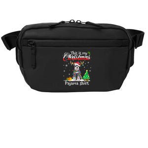 This Is My Christmas Pajama Schnauzer Lover Dog Crossbody Pack