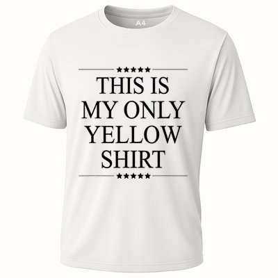This Is My Only Yellow Funny Graphic Cooling Performance Crew T-Shirt