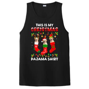 This Is My Christmas Pajama Labrador Sock Dog Lover Lab Xmas PosiCharge Competitor Tank