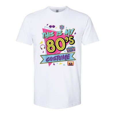 This Is My 80s Costume Shirt 80's 90's Party Shirt Vintage Gift Shirt Softstyle® CVC T-Shirt